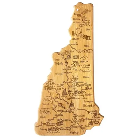 Totally Bamboo New Hampshire Destination Cutting/Serving Board