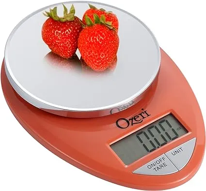 Ozeri Pro Digital Kitchen Food Scale, 0.05 oz to 12 lbs (1 gram to 5.4 kg)