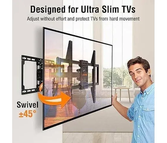 ELIVED TV Wall Mount for Most 37-82 inch OLED QLED TVs