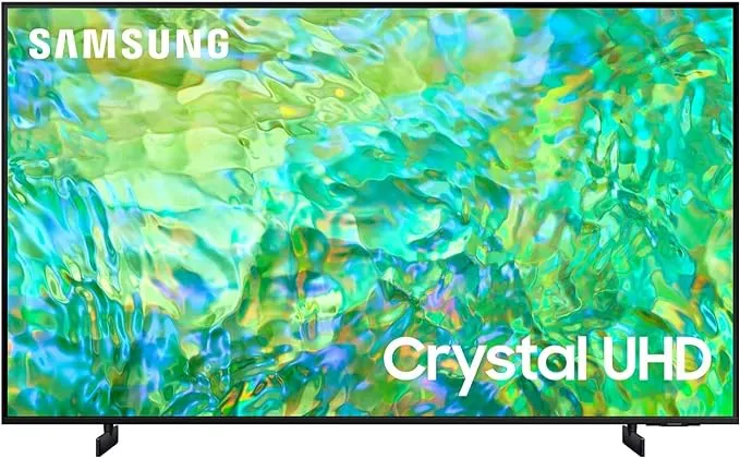 Samsung UN50CU8000 50-Inch Class Crystal UHD CU8000 Series PurColor, Ultra Slim, Solar Remote, Smart TV with Alexa Built-in (UN50CU8000FXZA, 2023 Model) Includes Free 2 Year Warranty