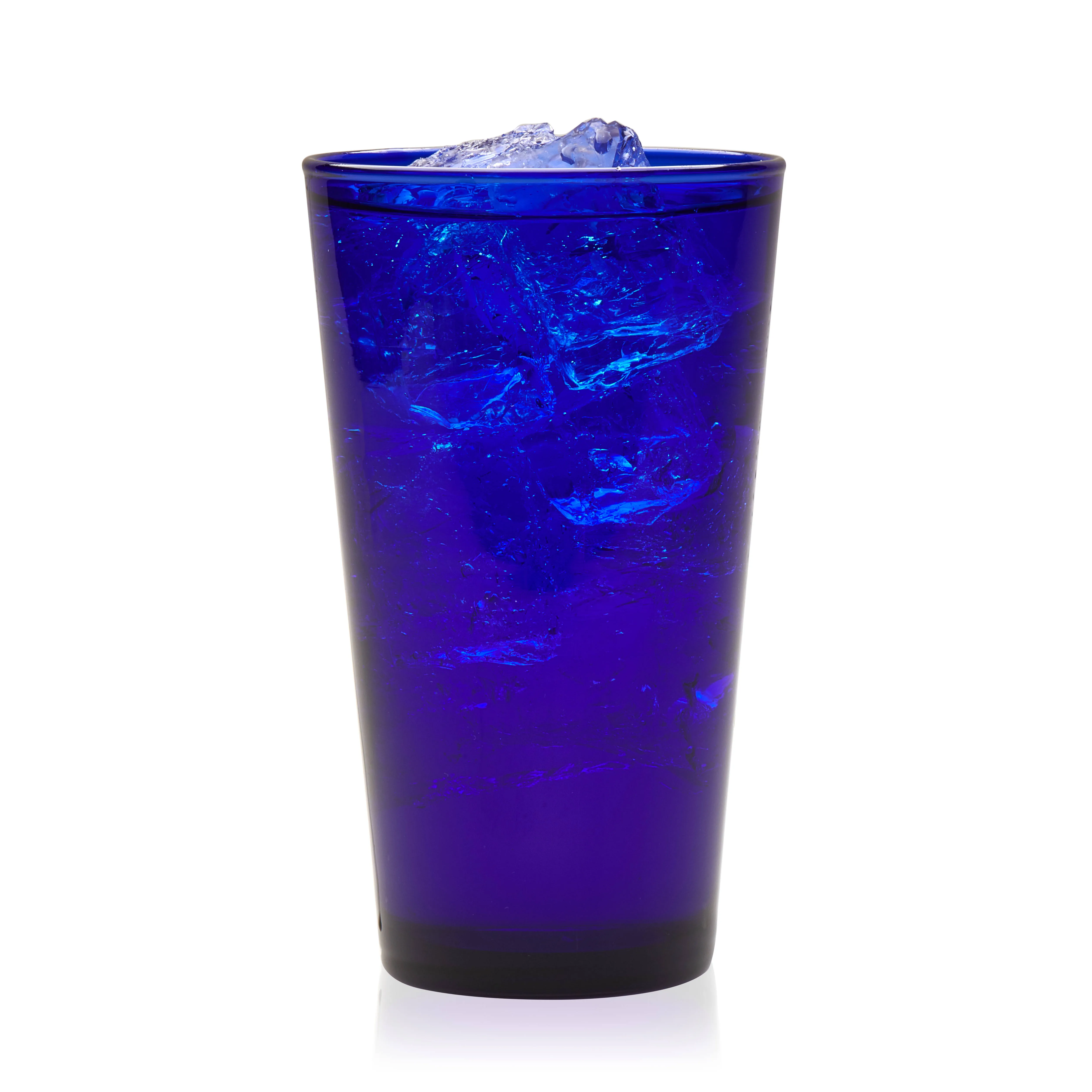 Libbey Cobalt Flare Glass Tumbler Set of 8