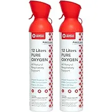 American Red Cross Boost Oxygen Xl 12 Liter Rapid Response 98% Concentration Portable Oxygen Canisters