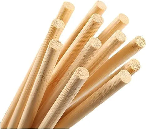 HOPELF Dowel Rods Wood Sticks Wooden Dowel Rods Bamboo Sticks