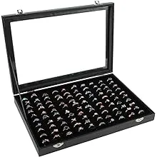 Caja para Anillos Organizador de Anillo Joyeria para 100 Anillos Mostrador