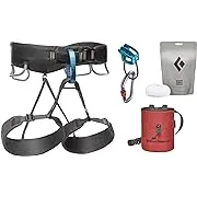 Black Diamond Equipment Momentum Harness - Men's Package - Anthracite - LargeBlack Diamond Equipment Momentum Harness - Men's Package - Anthracite - Large