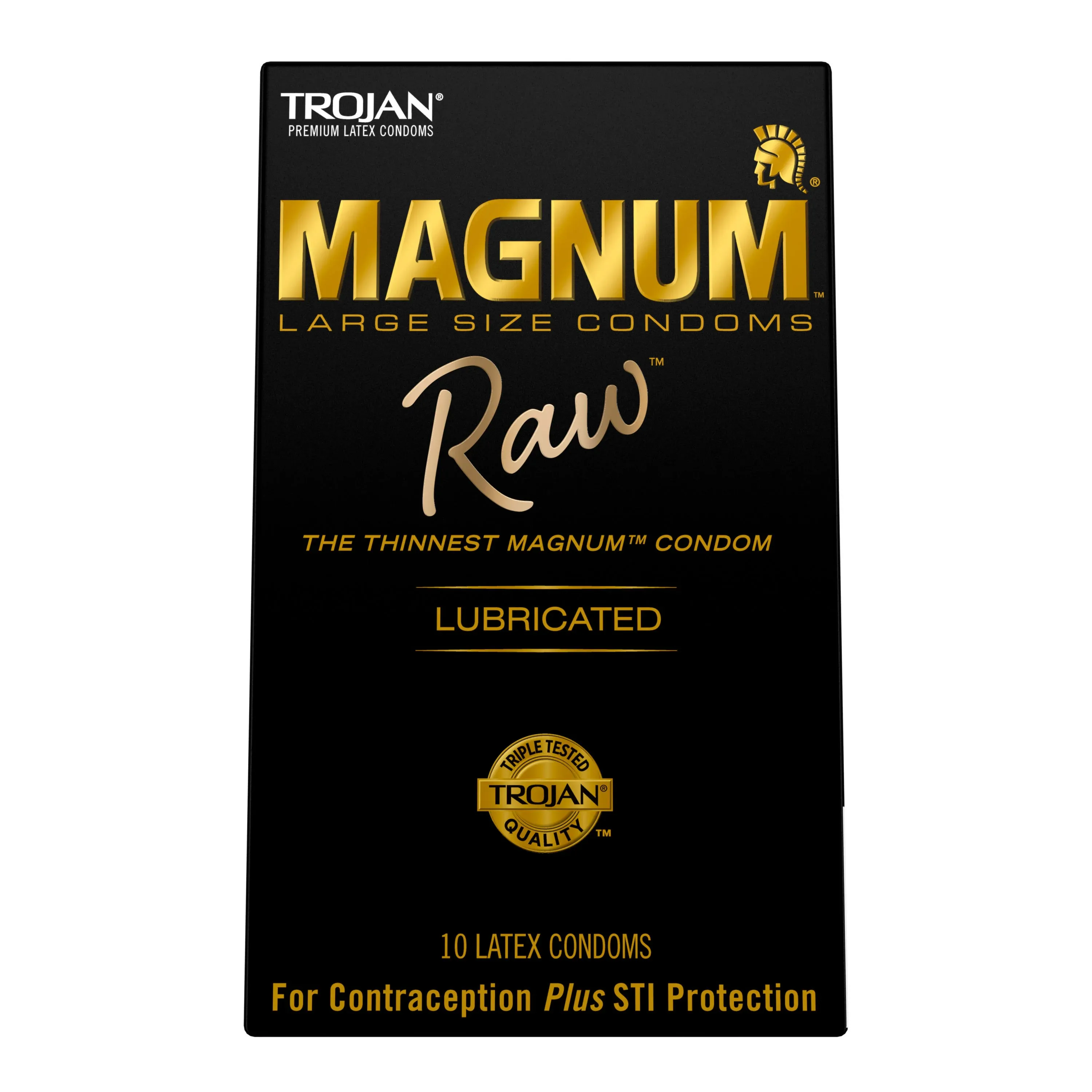 Trojan Magnum Raw Large Size Condoms