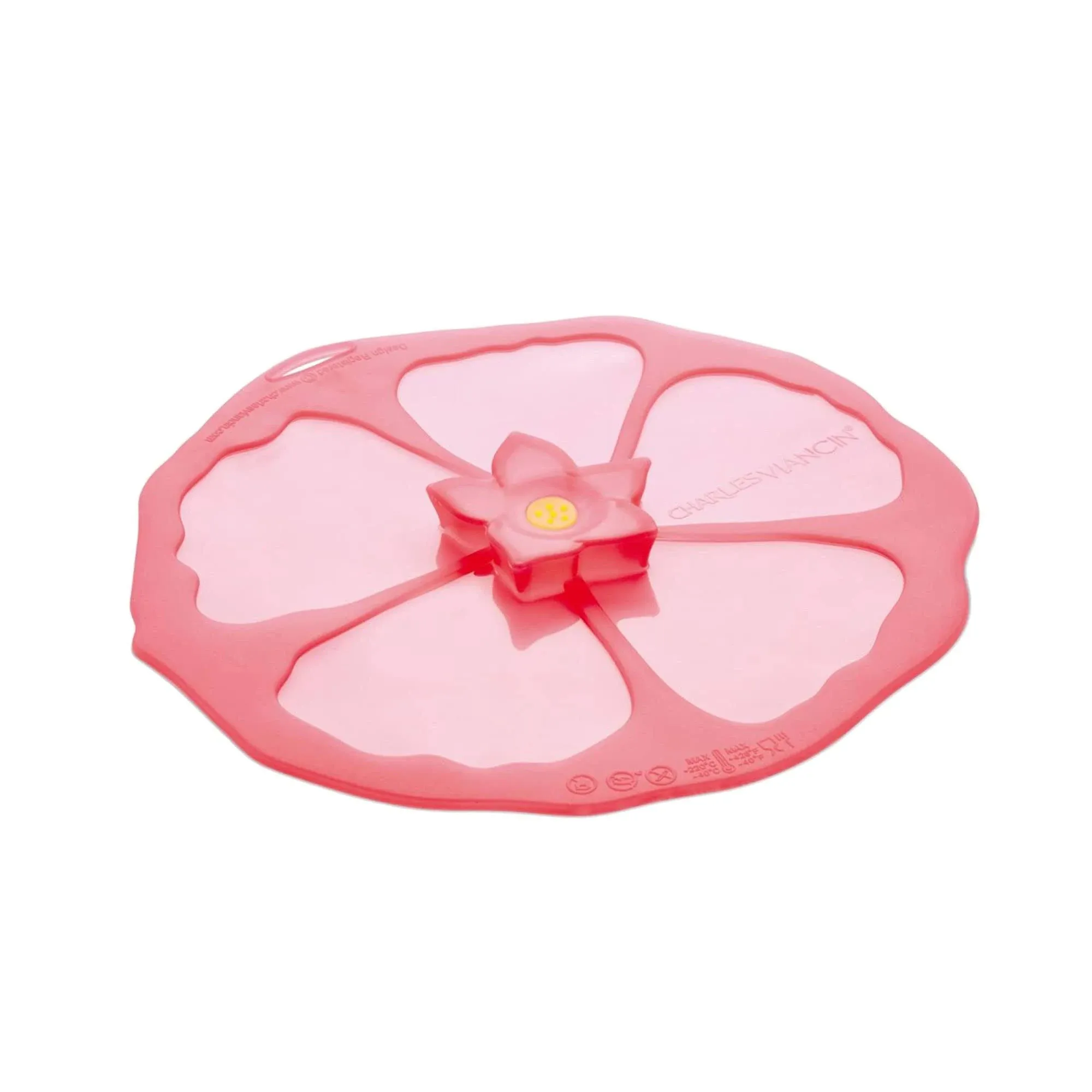 Charles Viancin | &quot;6&quot;&quot; Hibiscus Air-Tight Silicone Lid&quot; | Realry