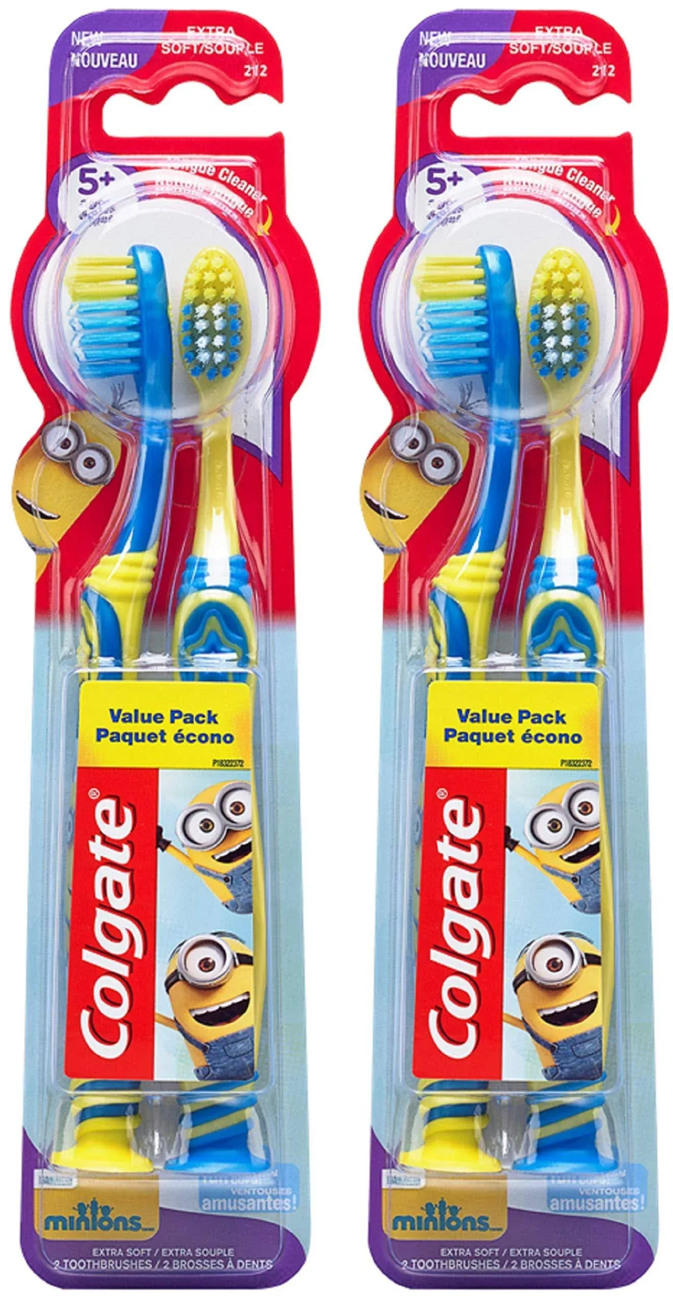 Colgate Kids Toothbrush Minions Extra Soft 4 Count