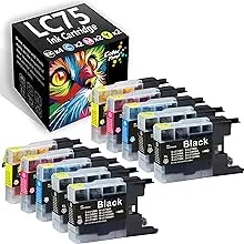 CP Compatible Ink cartridge Replacement for LC-75, 4BK,2C,2M,2Y, 10 Pack