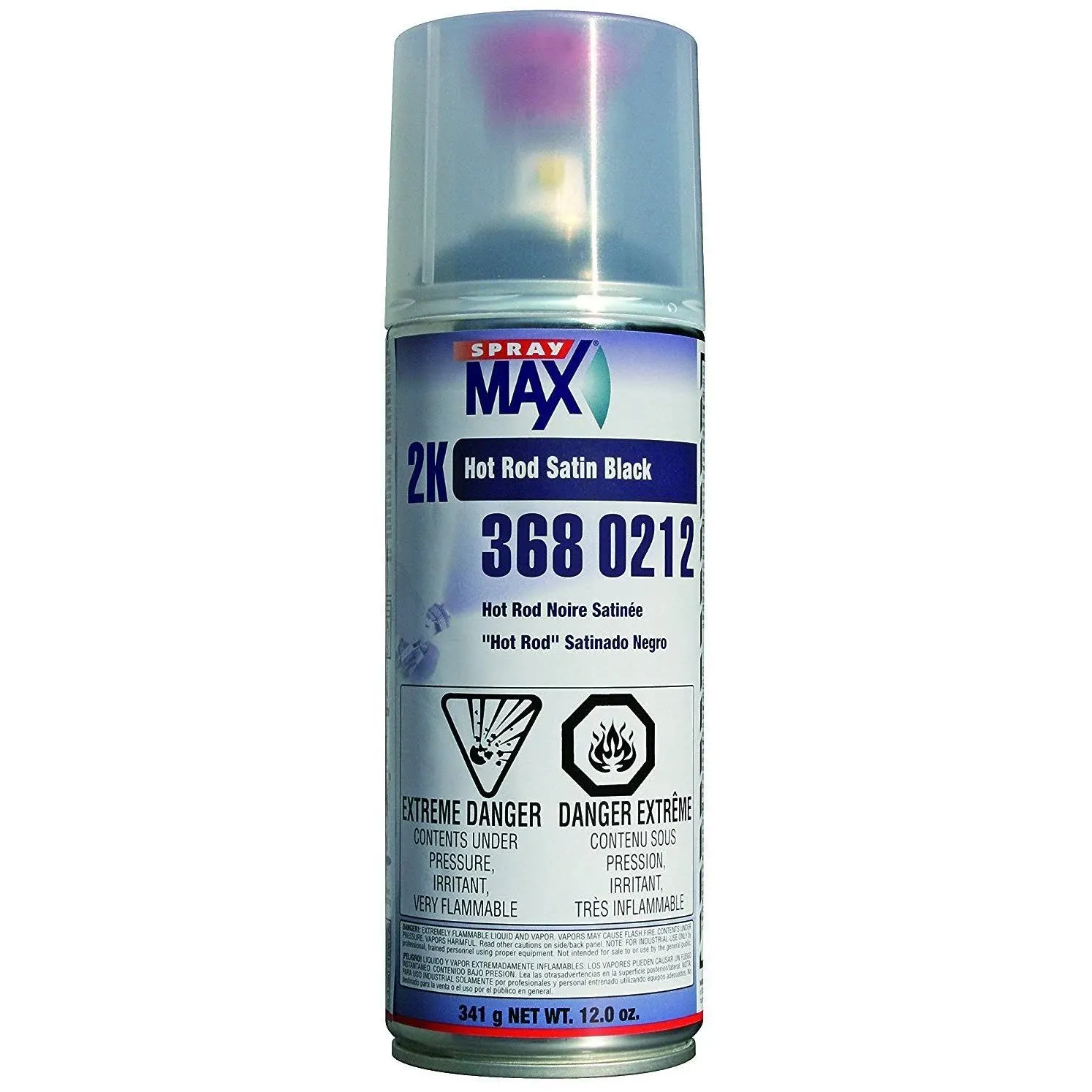 SprayMax 2K Hot Rod Satin Black Aerosol