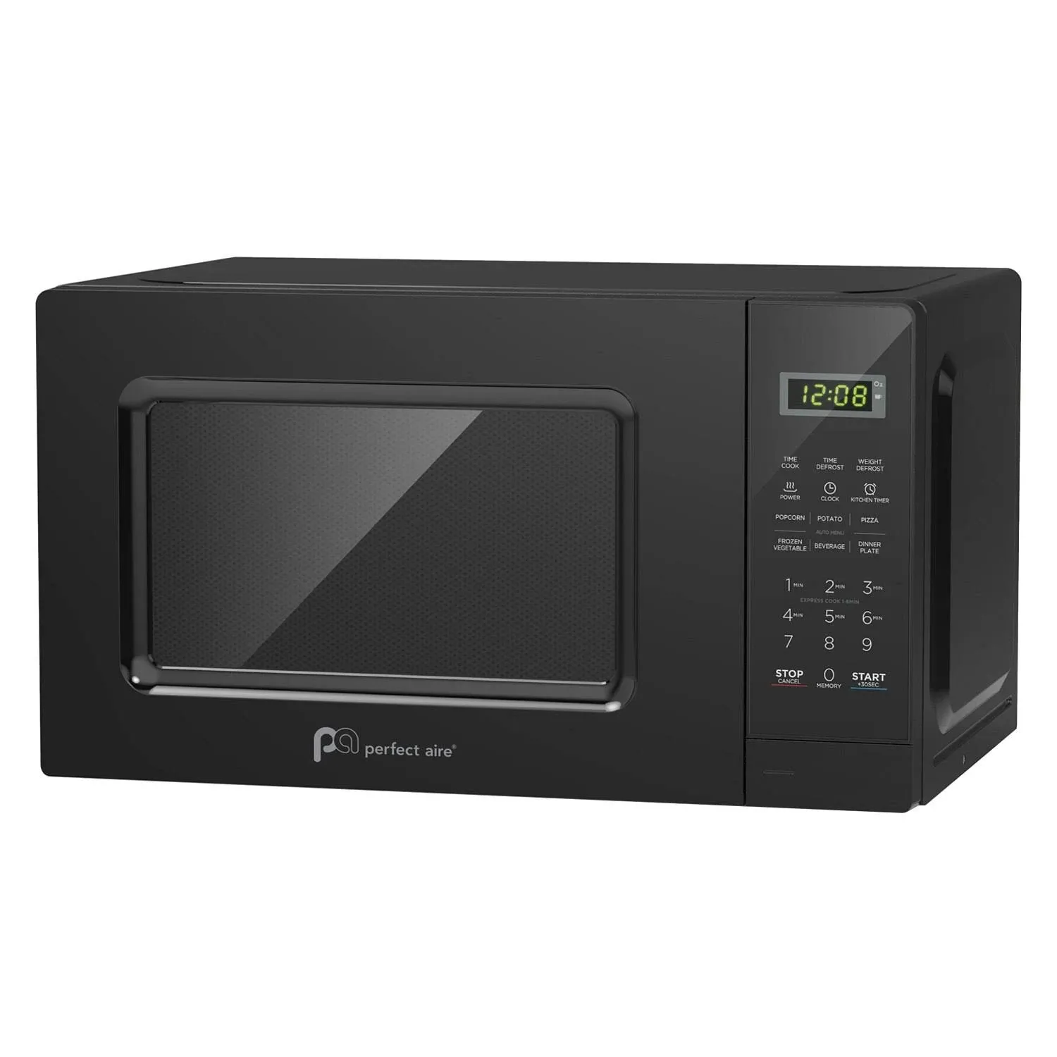 Perfect Aire 0.7 cu ft Black Countertop Microwave 700 W 1PMB07 New Sealed Box