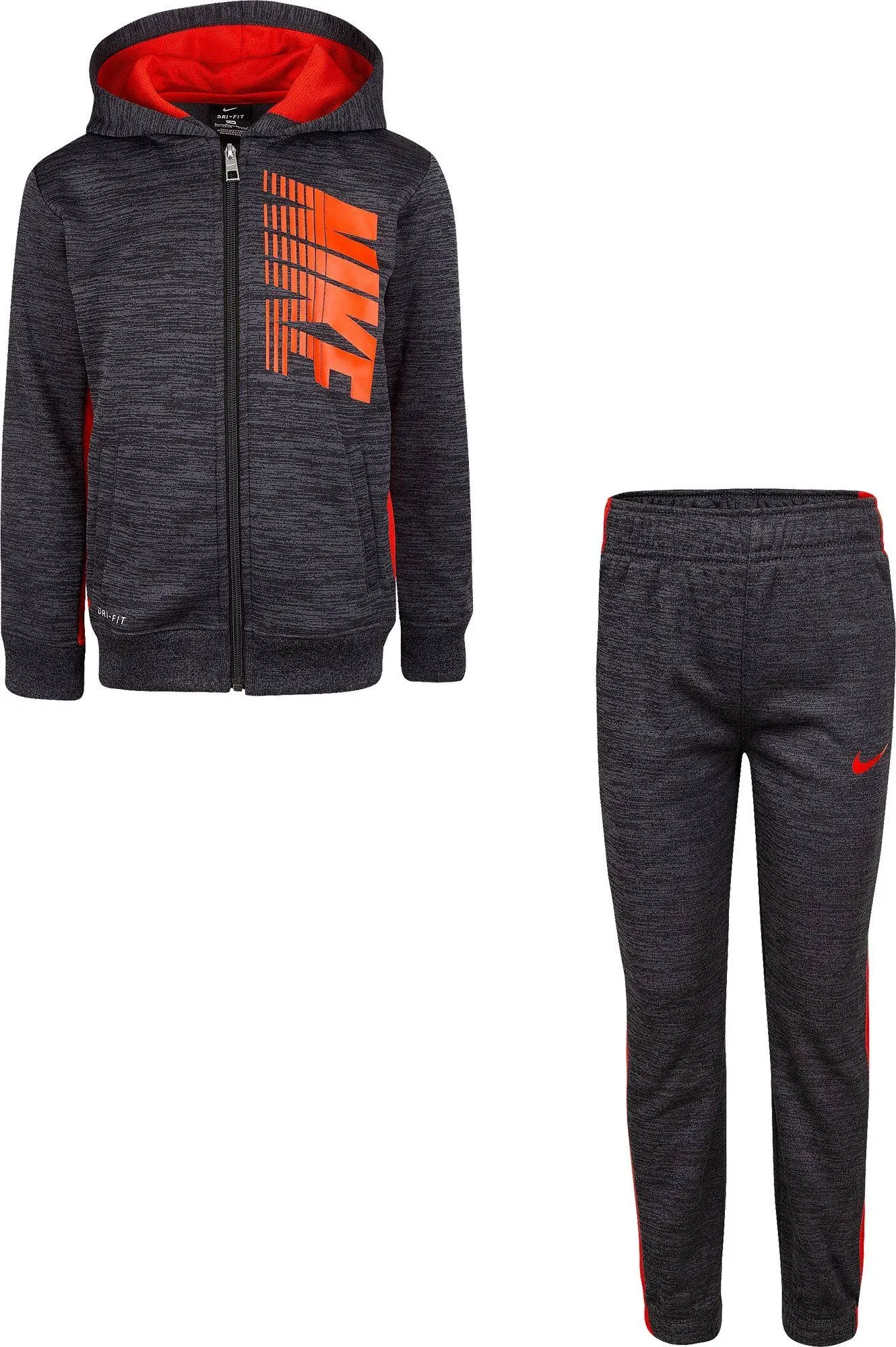 Boys 4-7 Nike Therma Fleece Full-Zip Hoodie & Jogger Pants Set