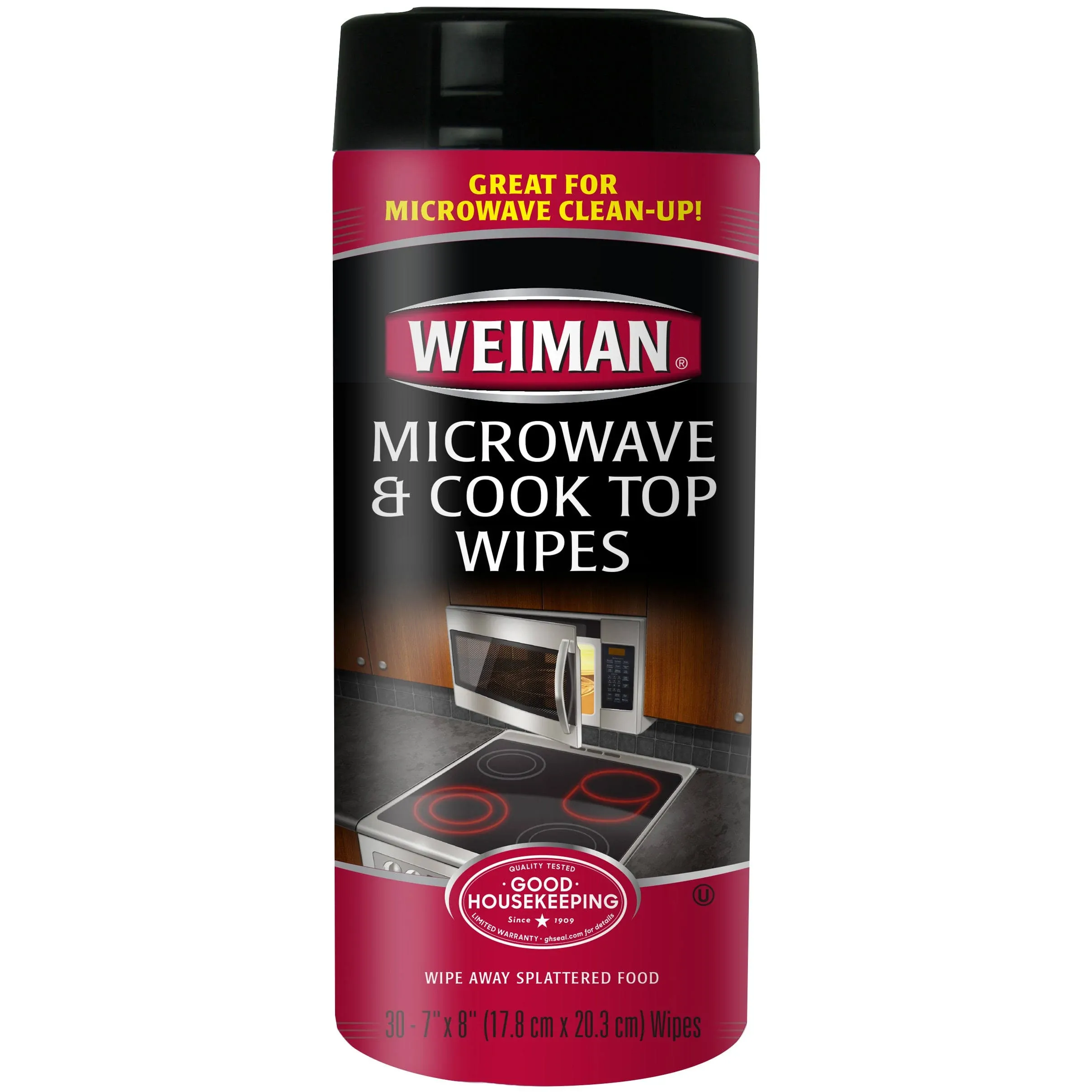 Weiman Cooktop &amp; Microwave Cleaning Wipes - 30 Count