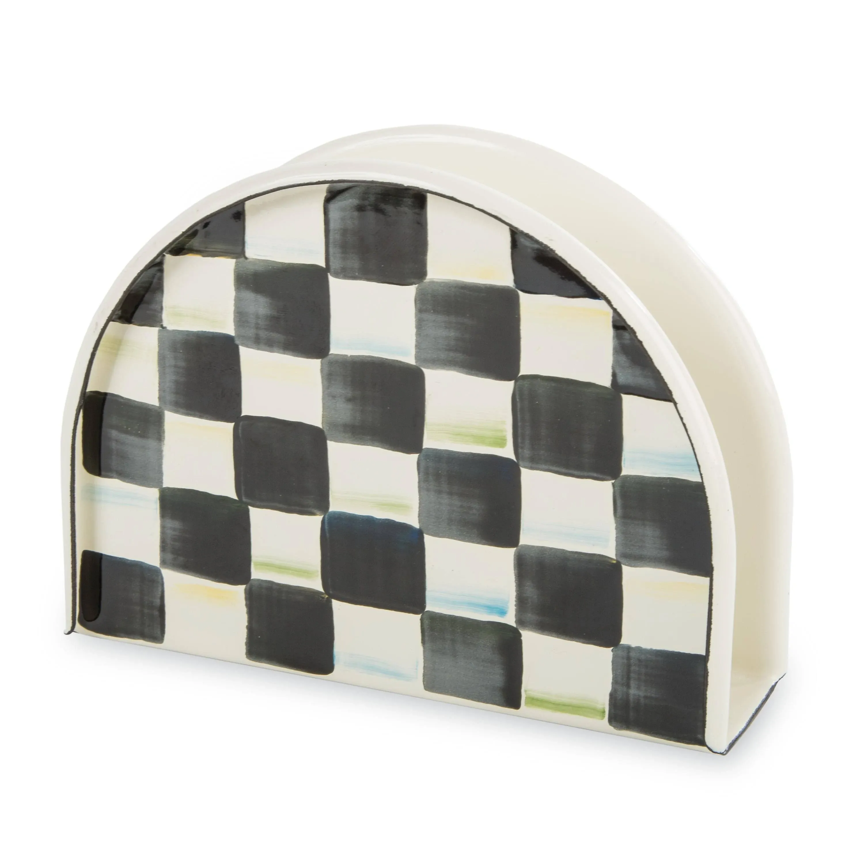 MacKenzie-Childs - Courtly Check Enamel Napkin Holder