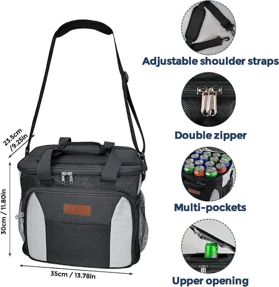 Cooler Bag 40 Cans Plus,lunch Bags Insulated Soft Coolers Insulated,