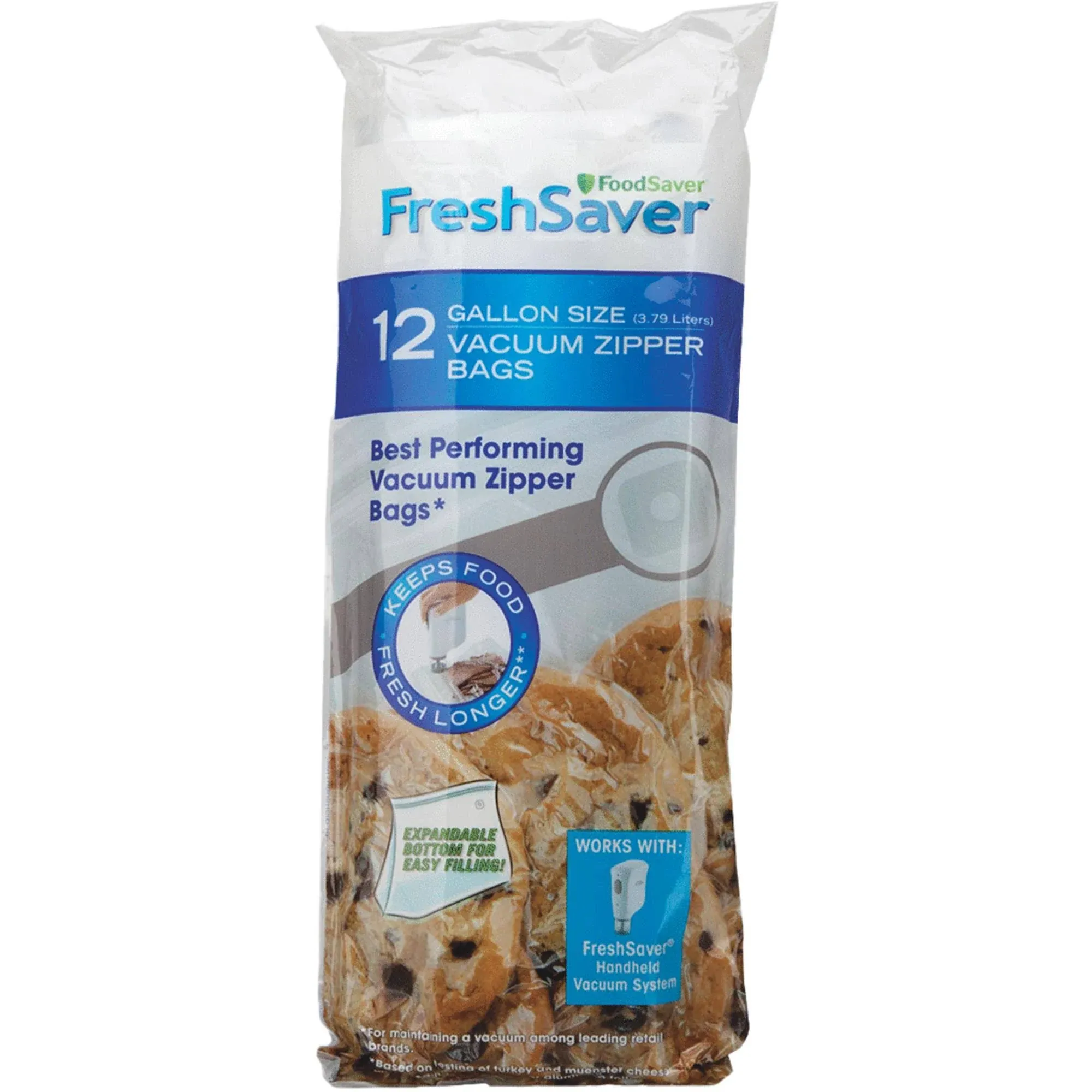 Foodsaver 1 Gallon Vacuum Zipper Bags