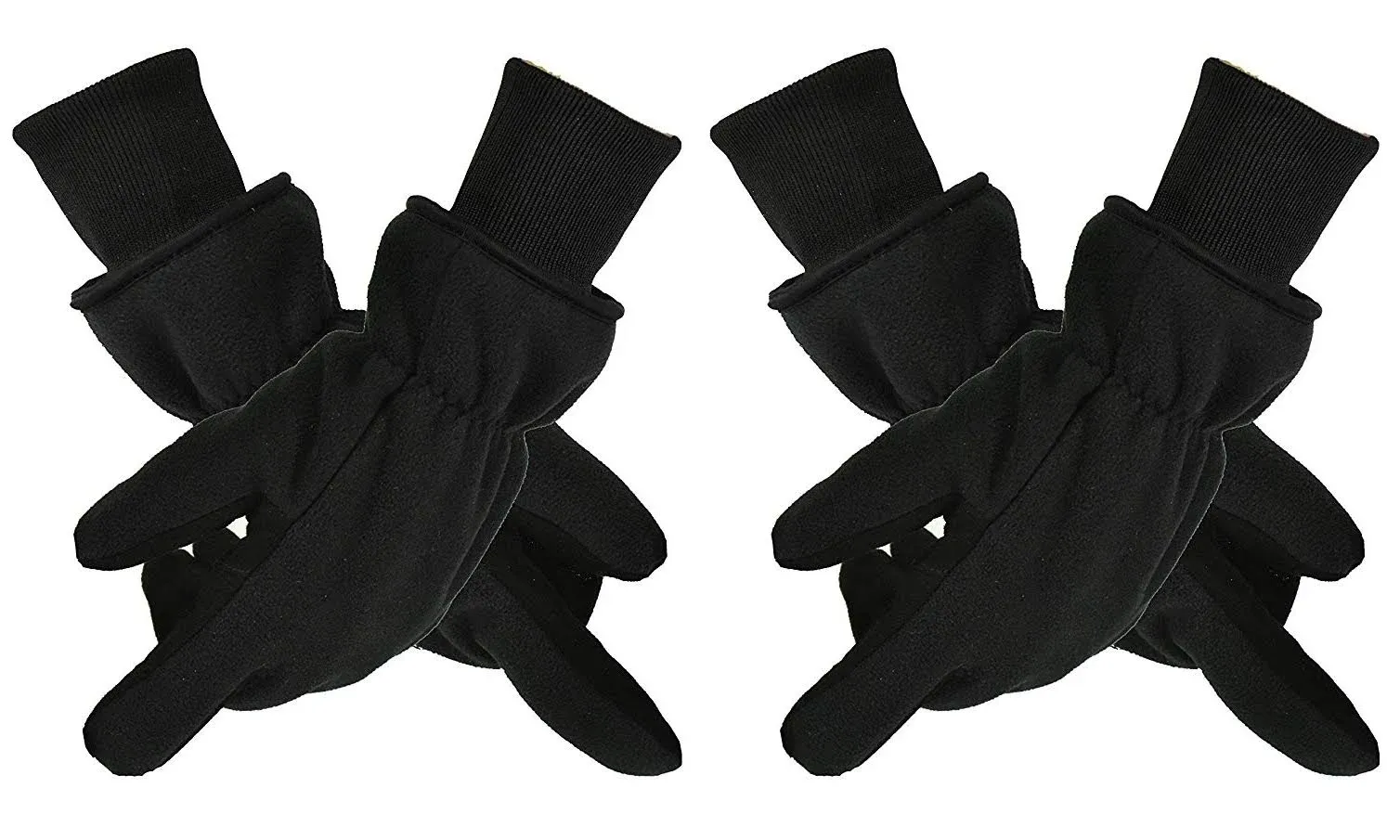 G & F Products Deer skin Winter Gloves for outdoor cold weather Double Coated Windproof