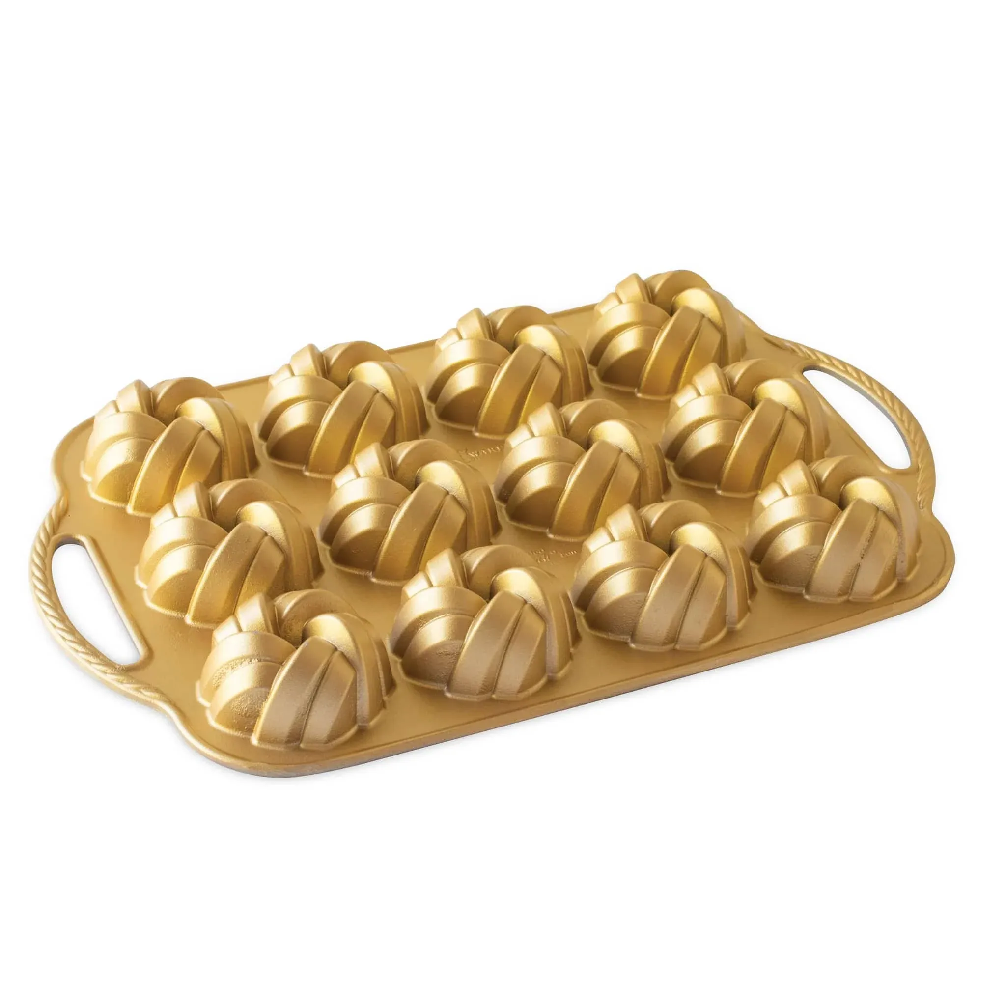 Nordic Ware 75th Anniversary Braided Mini Bundt Pan