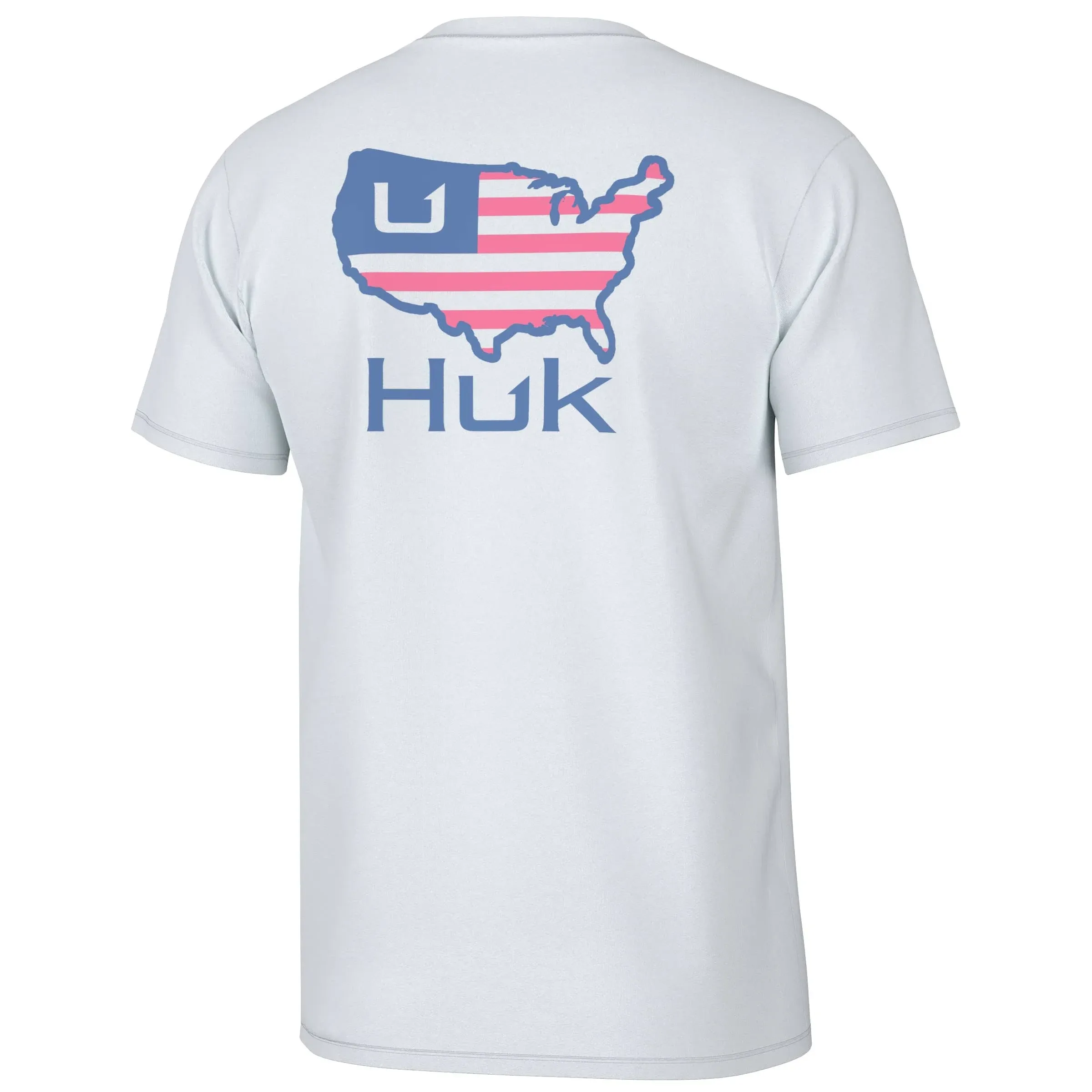 Huk Men's American Tee S White