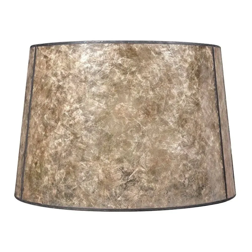 Blonde Mica Drum Lamp Shade with Bronze Spider Assembly - Transitional - Lamp Shades - by Destination Lighting | Houzz