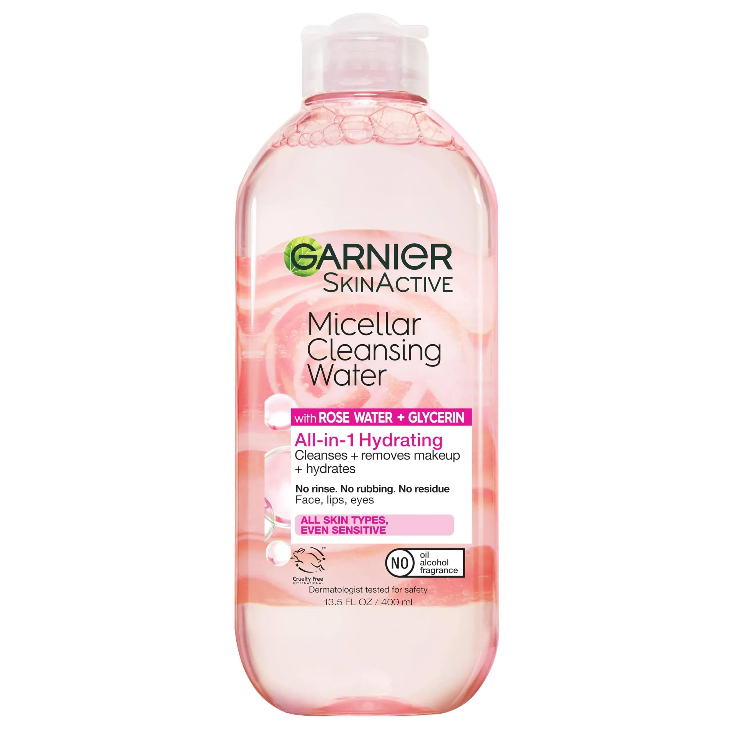 Garnier Micellar Cleansing Water, Water Rose - 13.5 fl oz