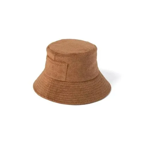 Wave Bucket - Cotton Bucket Hat in Brown | Lack of Color US