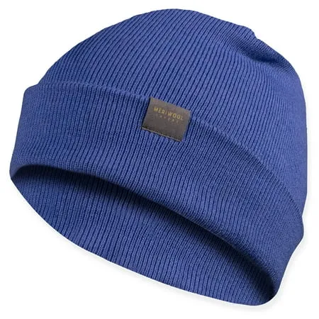 Merino Kids Ribbed Knit Beanie