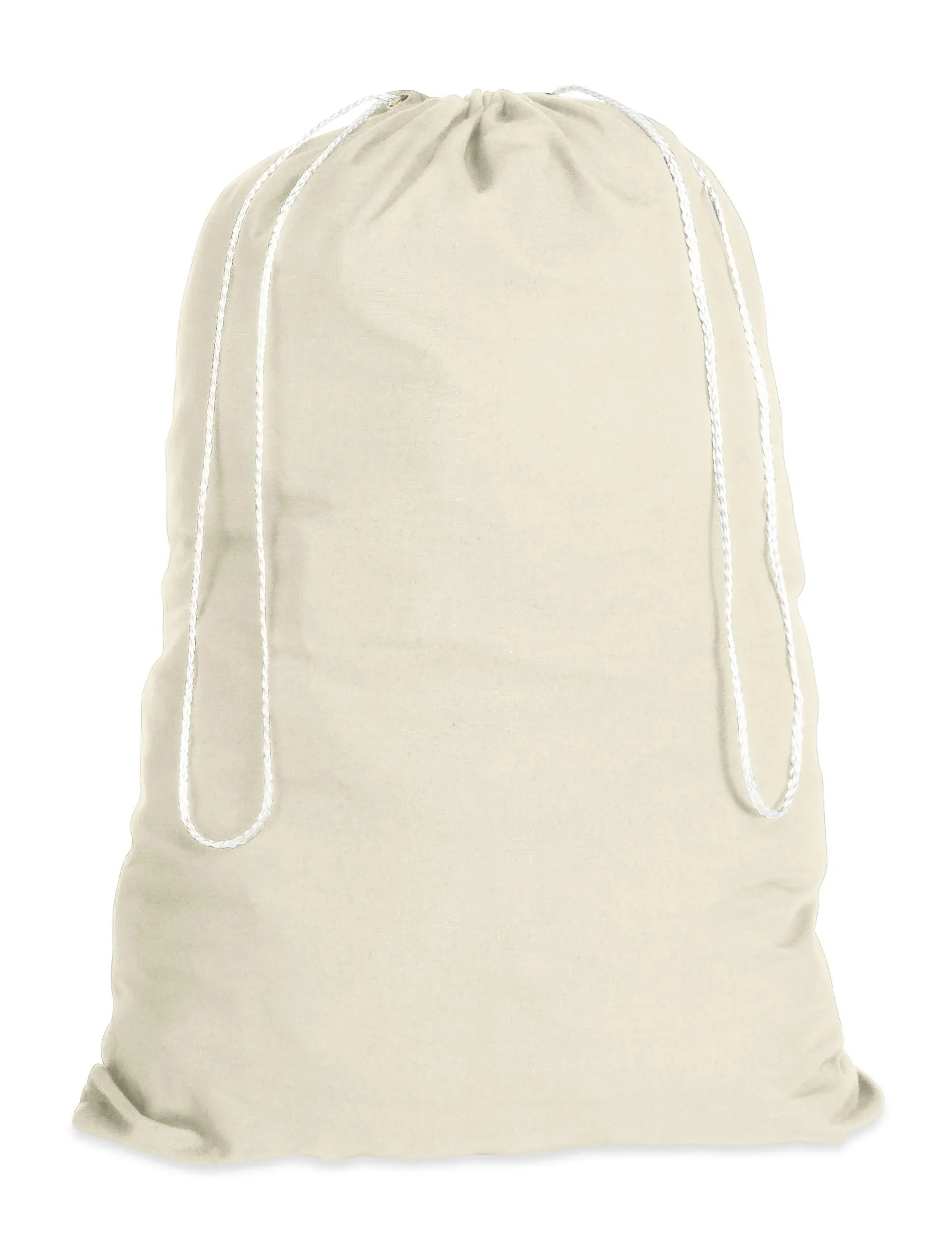 Whitmor Cotton Laundry Bag, Off-White