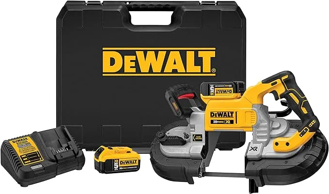 DeWalt DCS376P2 20V MAX* 5" Dual Switch Band Saw Kit