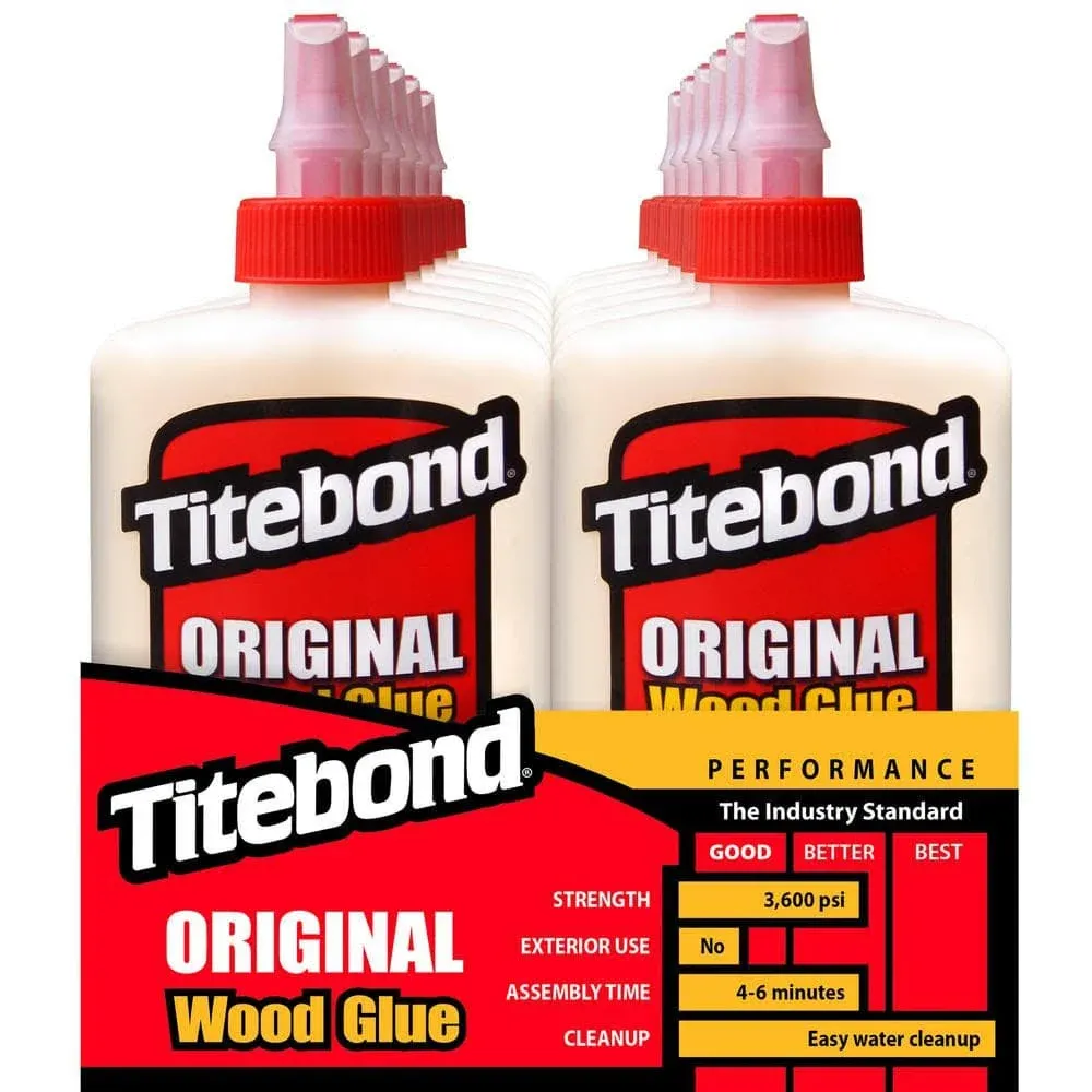 Titebond 5066 Wood Glue, 1 Gal, Yellow, 2 Count