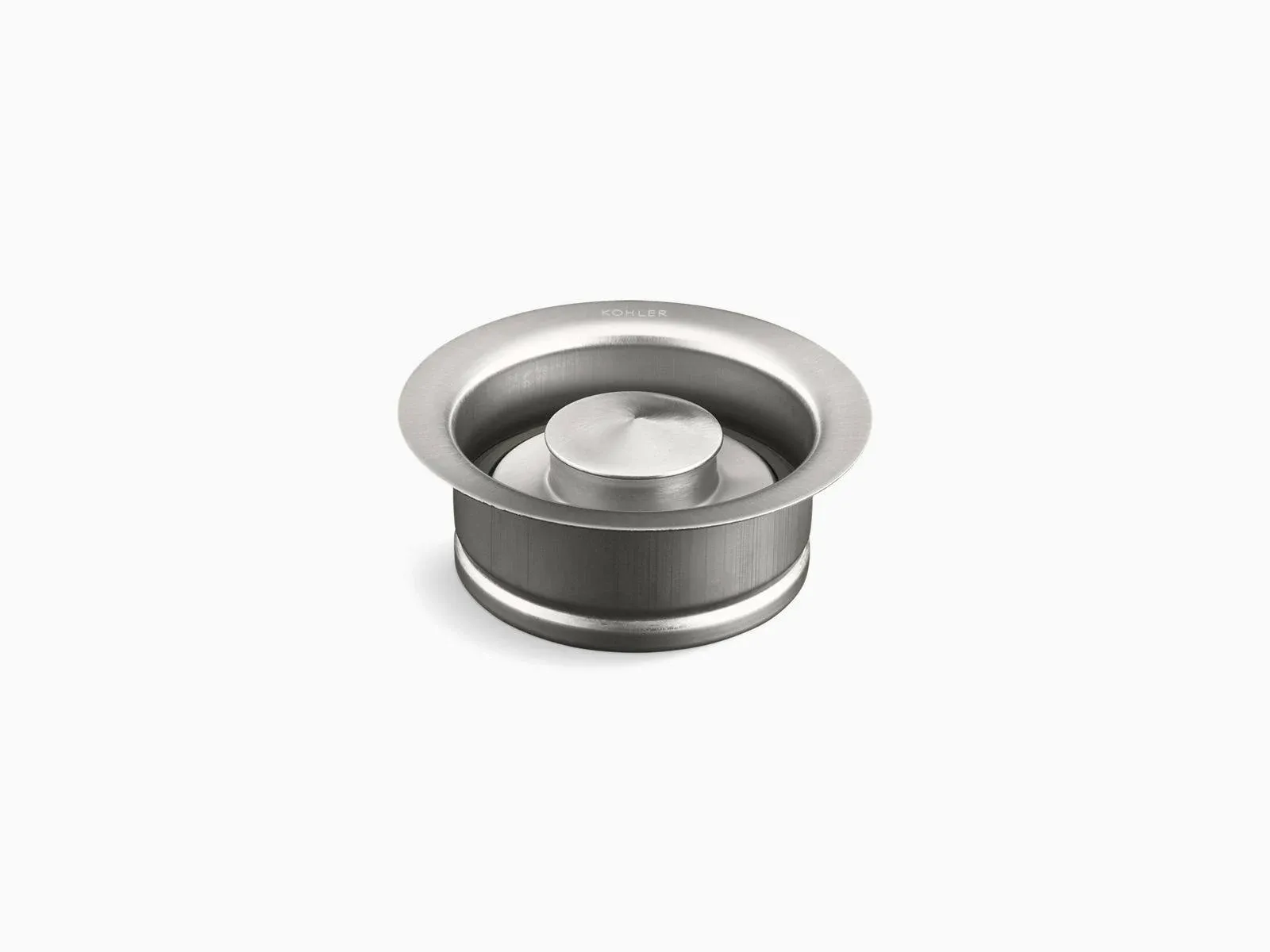 Kohler K-11352-BS Brushed Stainless Disposal Flange with Stopper