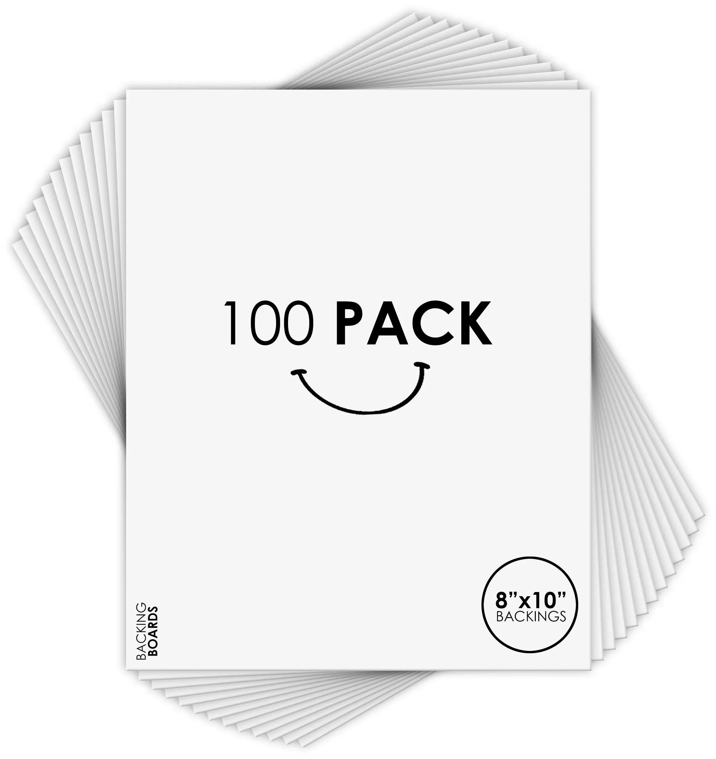 Set of 100 8x10 Backing Board