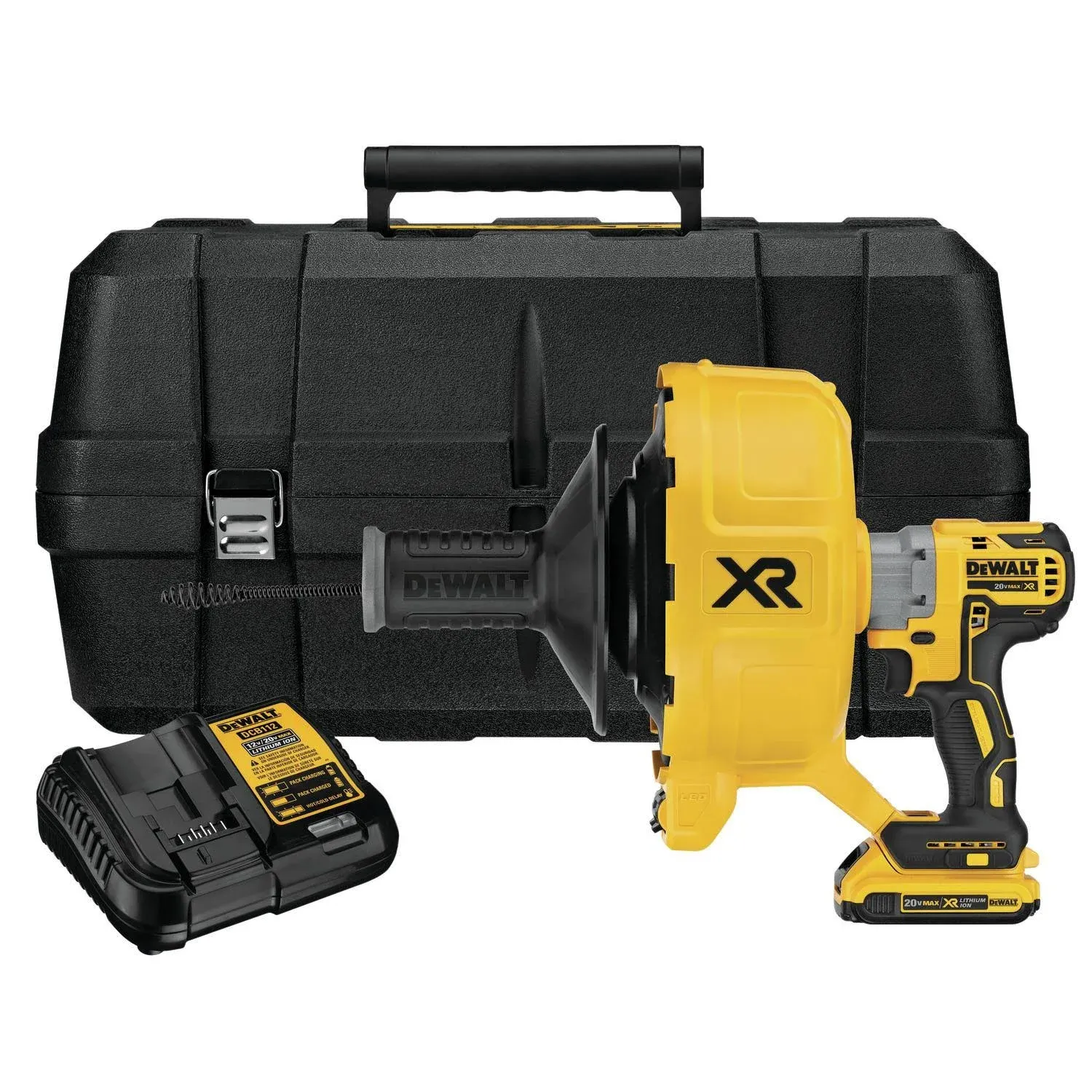 DeWalt (DCD200D1) 20V Max XR Brushless Drain Snake Kit