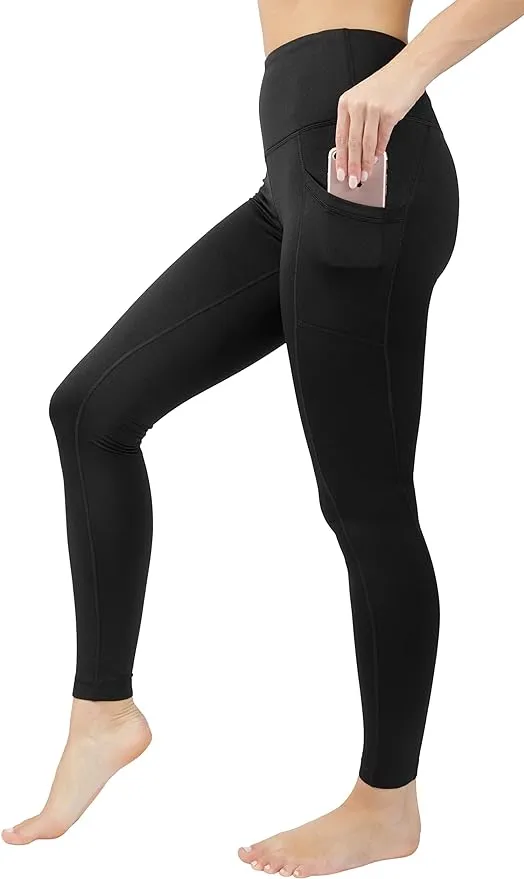 90 Degree By Reflex High Waist Fleece Lined Leggings with Side Pocket