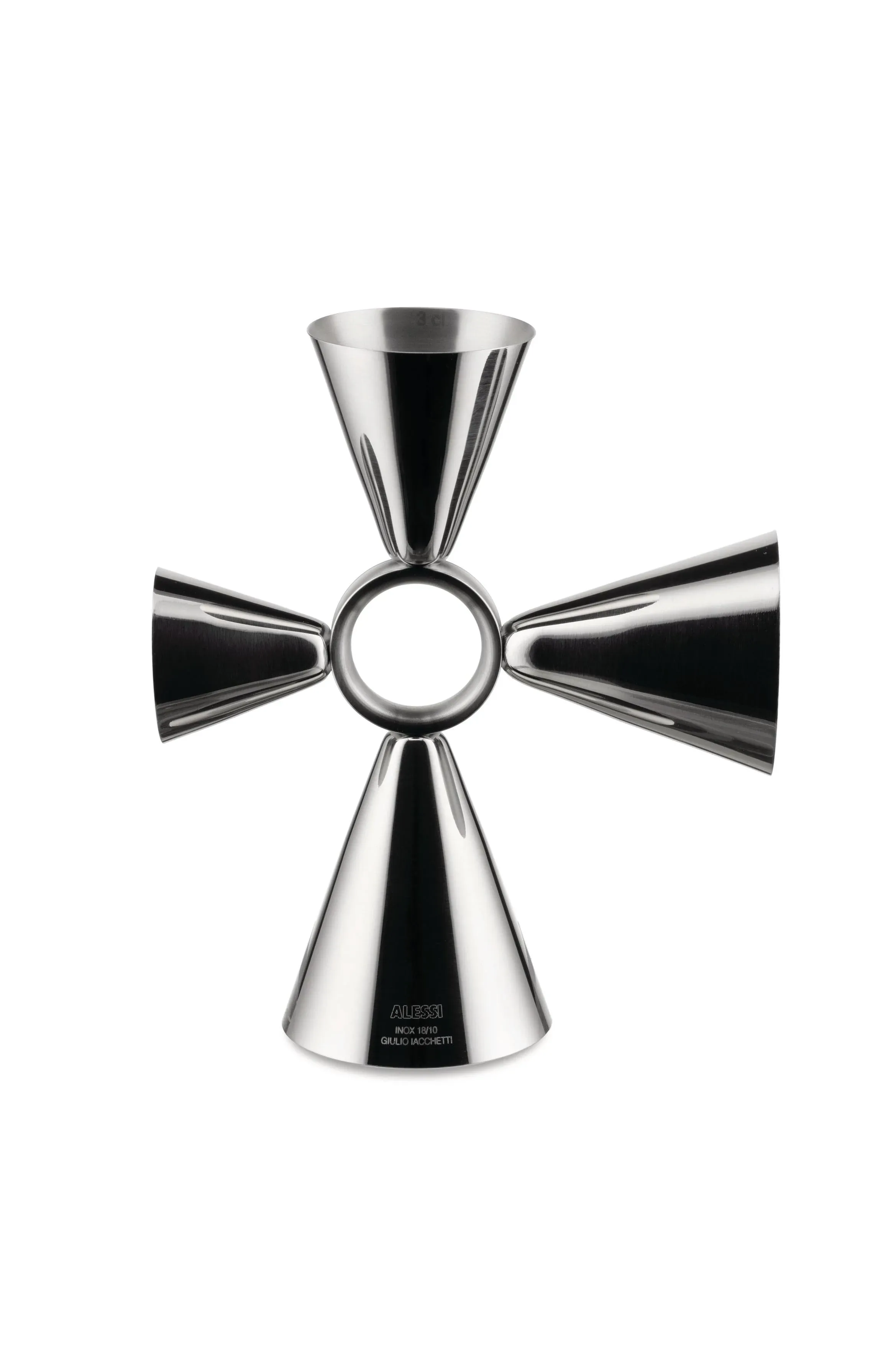 Alessi - Quadri Combo Jigger - Stainless Steel