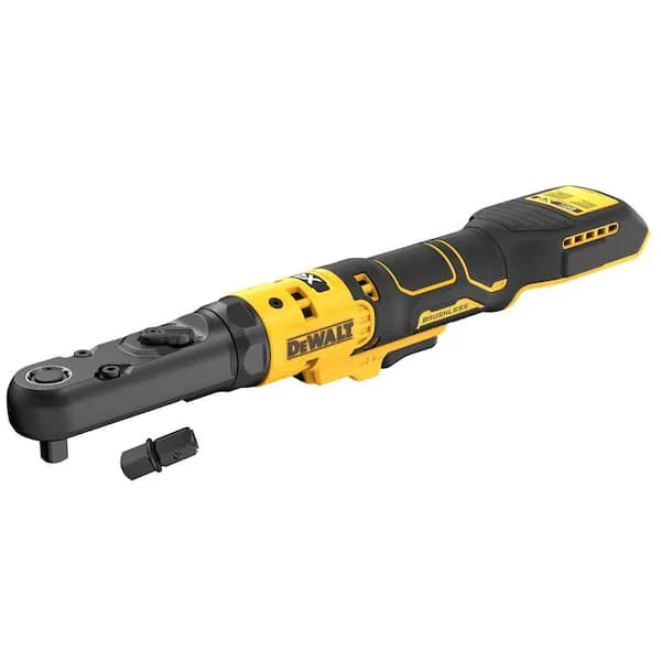 DEWALT 20V MAX XR Cordless Ratchet, 3/8" and 1/2" Sealed Head Ratchet, Bare Tool Only (DCF510B)