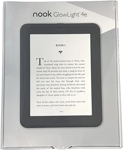 Barnes & Noble Nook Glowlight 4e eReader | 6" Touchscreen | 8GB | Black | BNRV1000