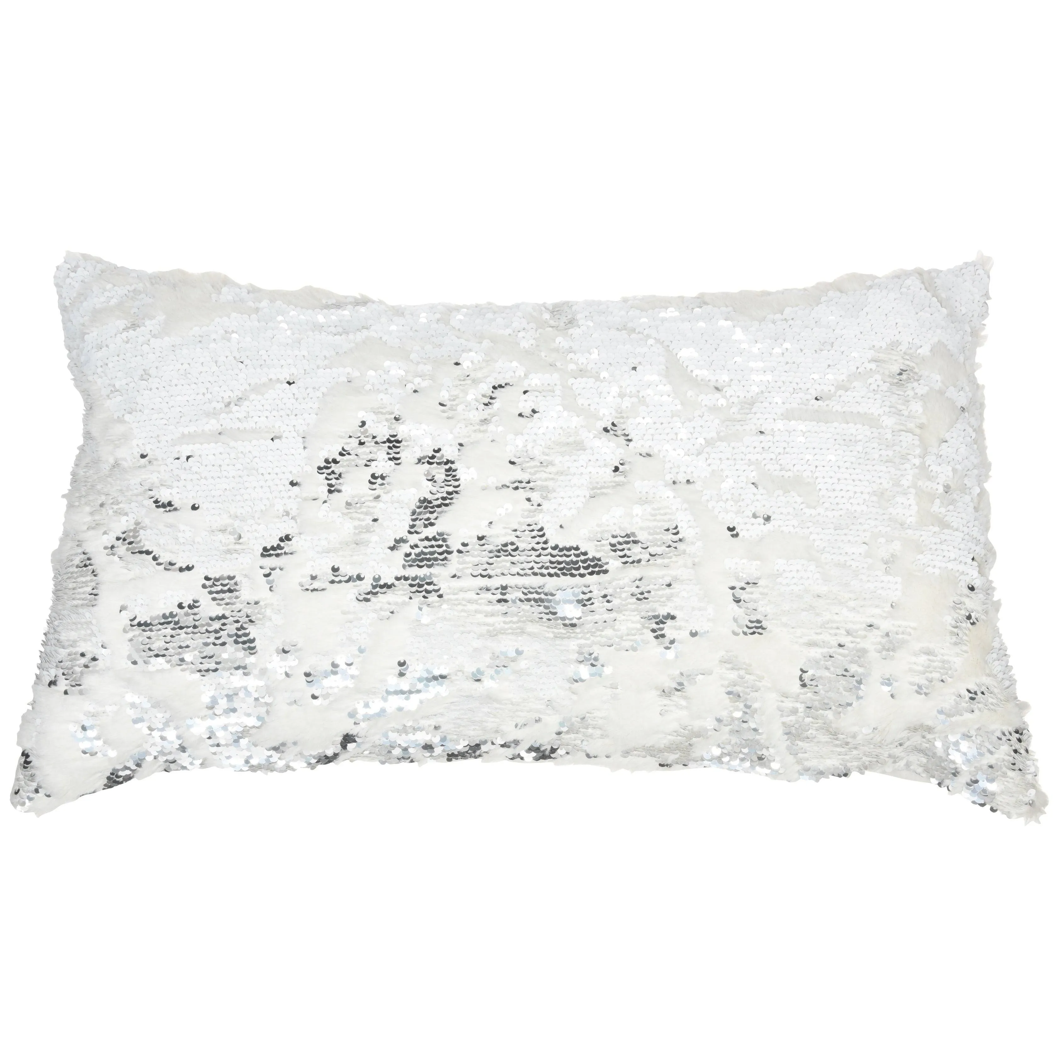 Fur VV201 White/Silver Pillow