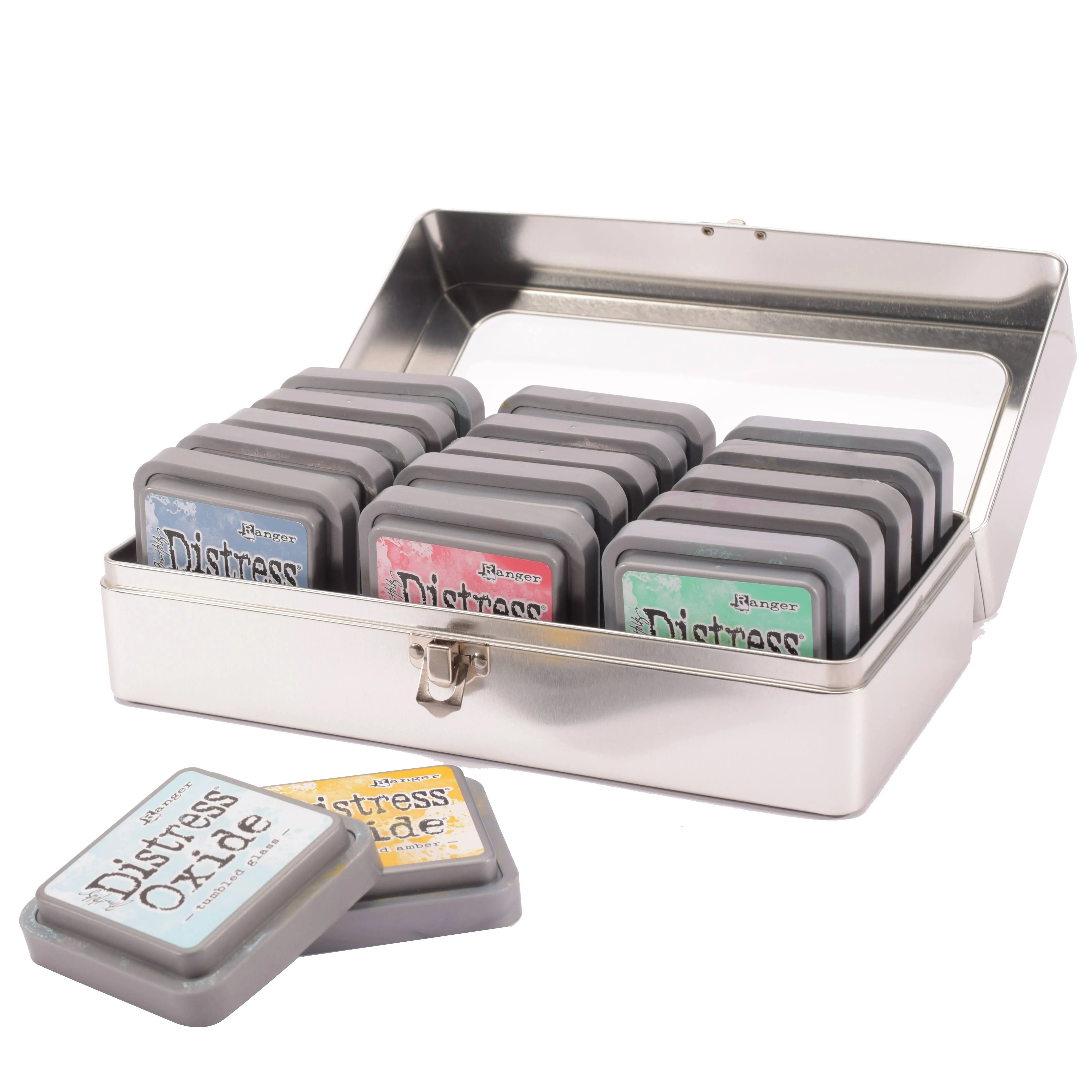 Tim Holtz Distress Ink Pad Storage Tin Ranger