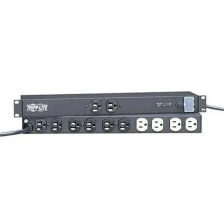 Tripp Lite Isobar Surge Protector Rackmount 12 Outlet 15' Cord Metal 1URM Model IBAR12