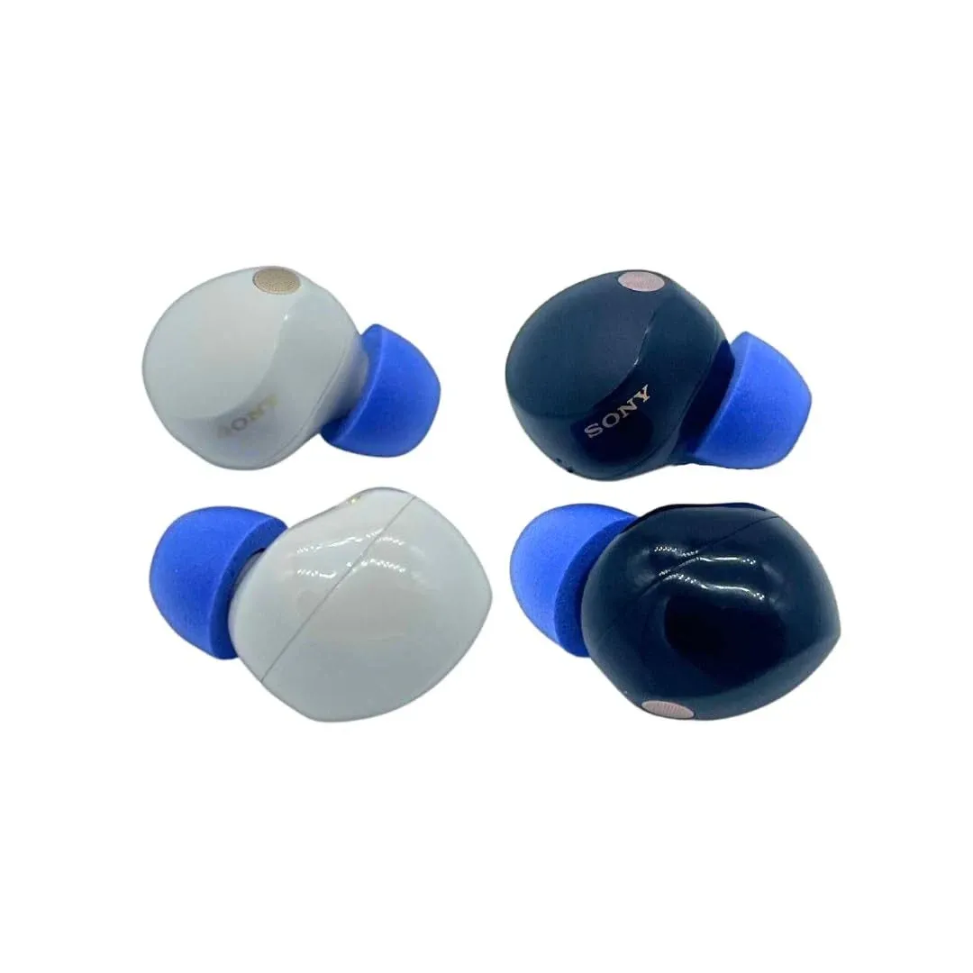 Comply Foam Ear Tips for Sony TrueWireless Earbuds, Assorted S, M & L, 3 Pairs, Electric Blue - Ultimate Comfort, Unshakeable Fit, Memory Foam Earbud Tips, Earbud Replacement Tips, Made in The USA