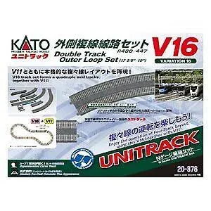 Kato Unitrack V16 Double Track Outer Loop Set