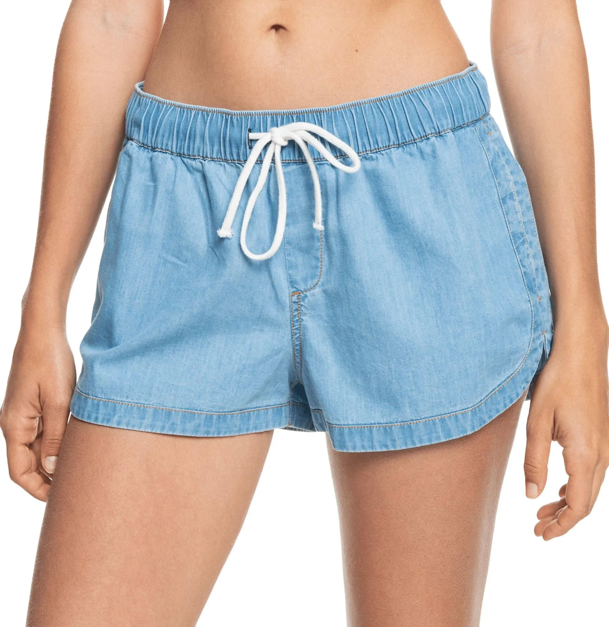 Roxy New Impossible Denim Shorts - Light Blue