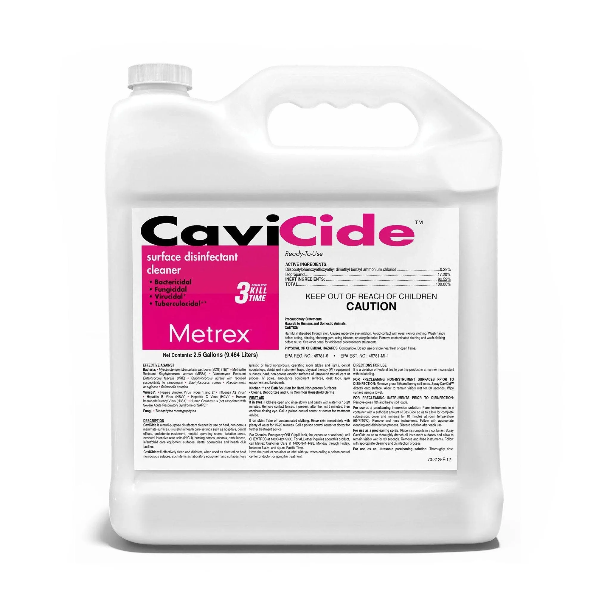 Cavicide Cleaner and Disinfectant, Bottle