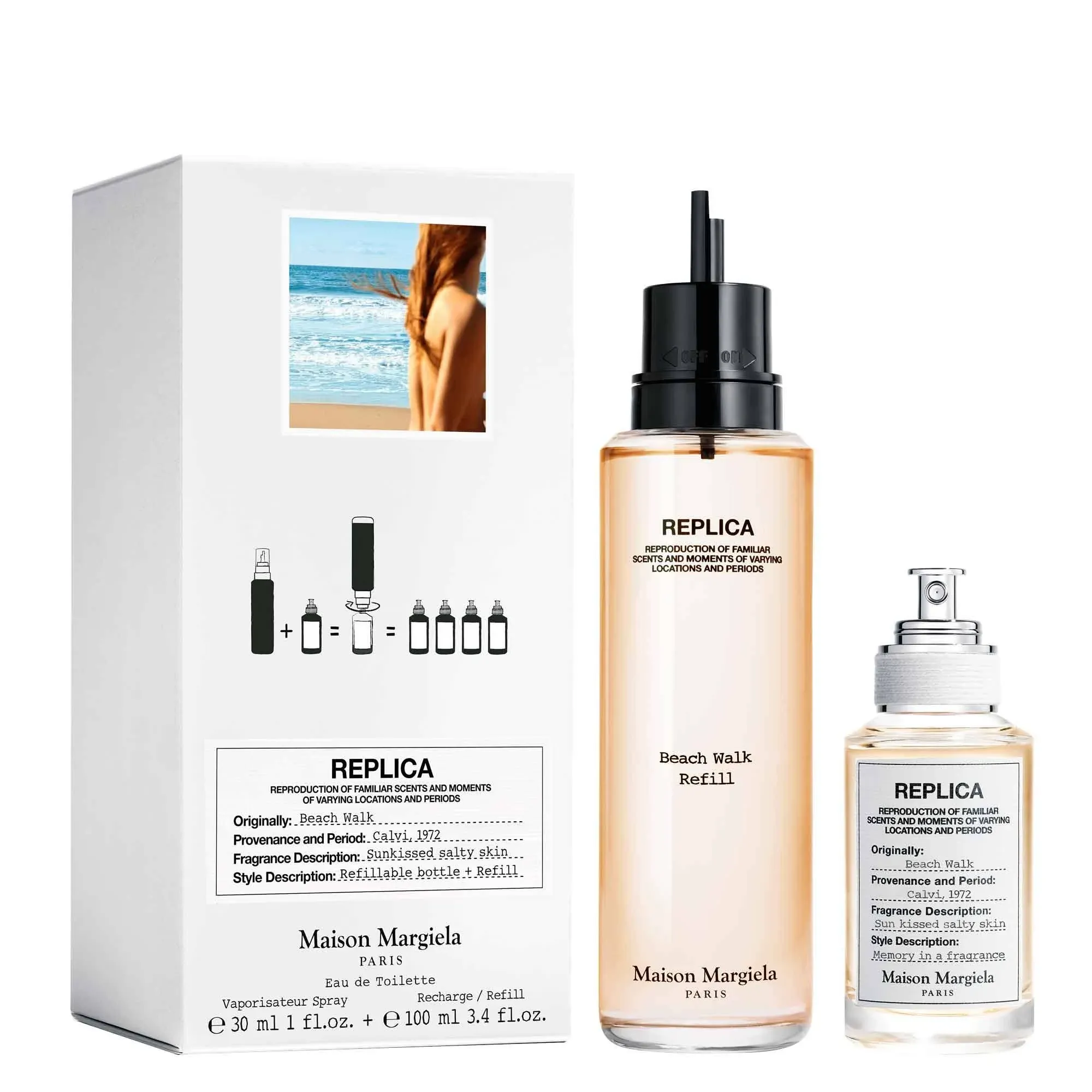 Maison Margiela Replica' Beach Walk Refill Set