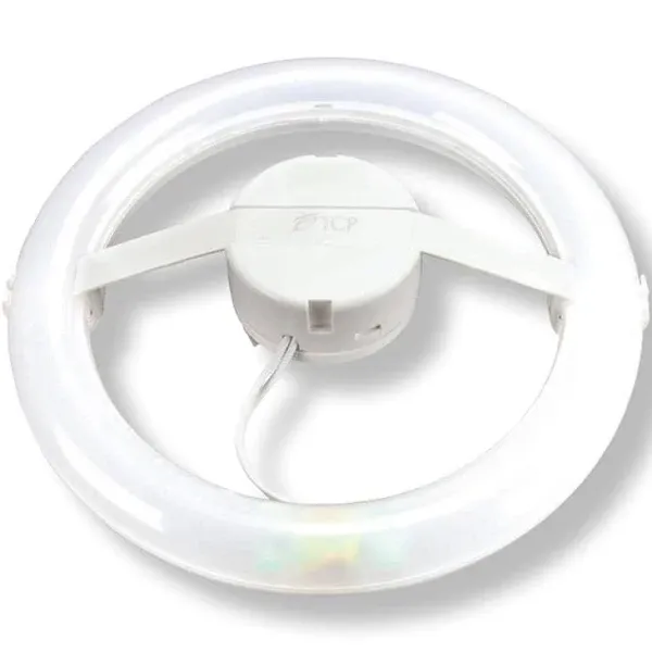 TCP L13T9N5027K 13 Watt T9 Circline LED Lamp with TCP 4001 Ceiling Pan Adapter