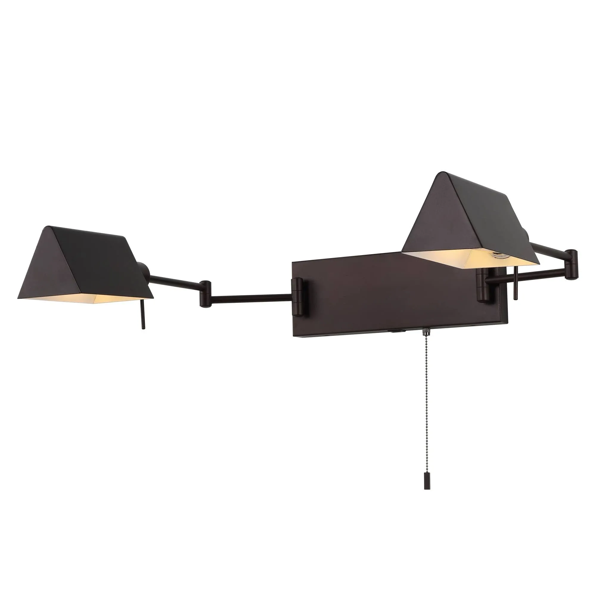 Jonathan Y Arlo 54 in. 2-Light Oil Rubbed Bronze Farmhouse Industrial Double ...