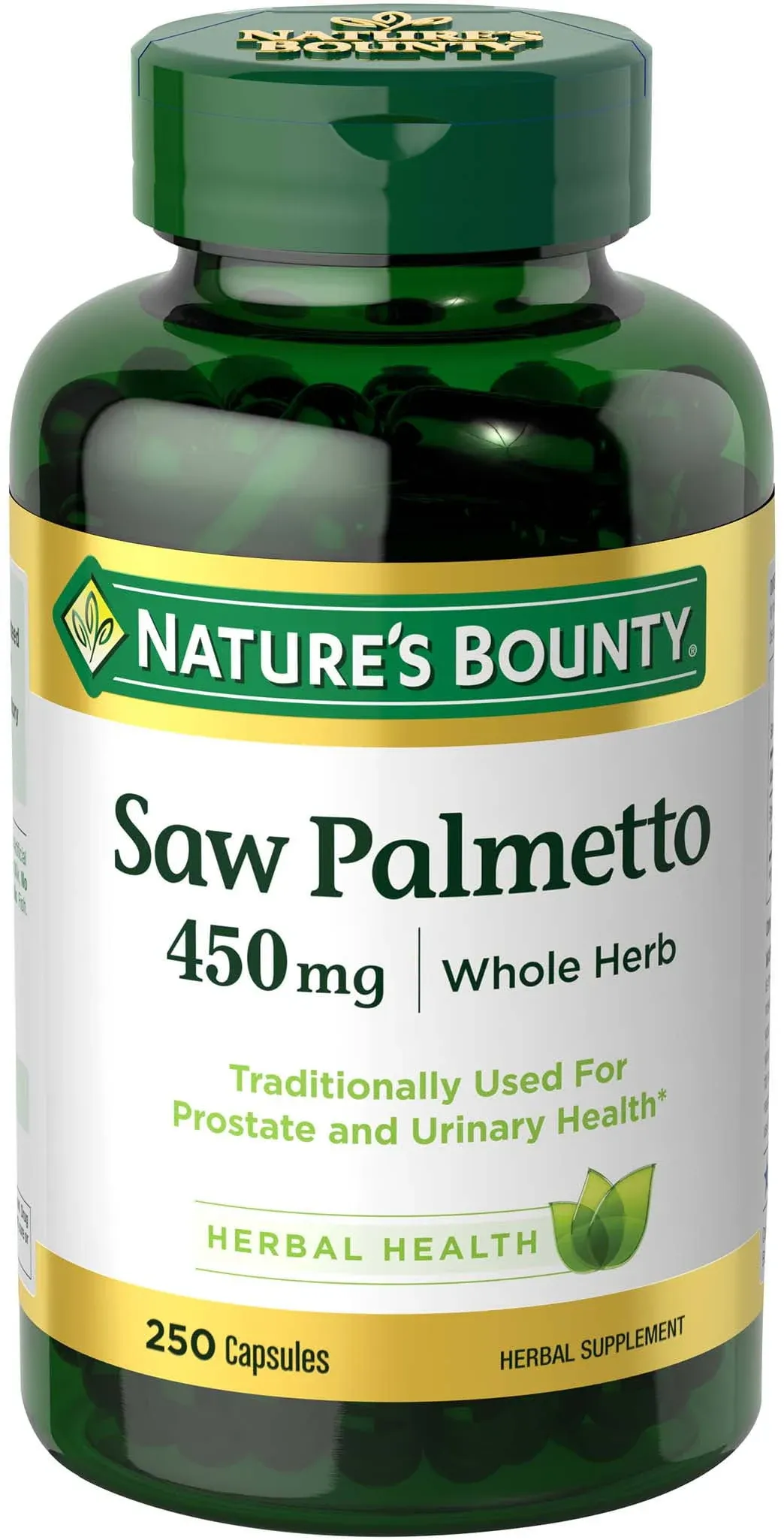 Nature's Bounty Saw Palmetto 450 mg 100 Capsules