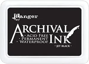 Ranger Archival 3 Jet Ink Pad Jumbo Black