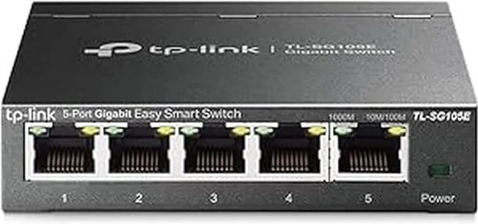 TP-Link TL-SG105E (5-port) Gigabit Easy Smart Switch